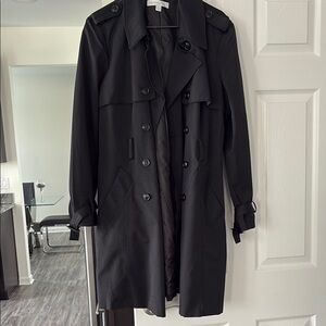 New York & Company Black Trench Coat